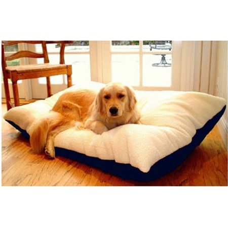 MAJESTIC PET 30x40 Medium Rectangle Pet Bed- Blue 788995651420